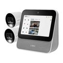 Lorex Used Smart Home Security Center with 2 1080p Outdoor Wi-Fi Night Vision Bullet C L871T8E-2CA2-E