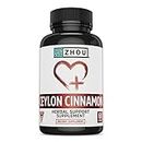 Ceylon Cinnamon Capsules - Designed to Support Blood Sugar, Heart Health and Joint Mobility - ‘ True Cinnamon ’ Native to Sri Lanka - 1200mg per serving