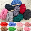 250g DIY Warm Chunky Wool Yarn Giant Wool Roving Crocheting Knitting Scarf Gifts