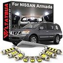 WLTATBUA LED Interior Light Kit Package Replacement for Nissan Armada 2004-2008 2009 2010 2011 2012 2013 2014 2015 2016, Super Bright 6000K White + Install Tool