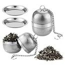 2 Piezas Filtros de Té,Infusor de Te Filtros,Colador de Té de Acero Inoxidable,se puede utilizar para tetera, taza de té, cocina.