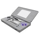eXtremeRate Classic SNES Style Replacement Full Housing Shell for Nintendo DS Lite, Custom Handheld Console Case Cover with Buttons, Screen Lens for Nintendo DS Lite NDSL - Console Without