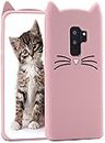 Fastship Case Cover Dual Protection Rubber Back Cover for Samsung Galaxy S9 Plus - Baby Pink