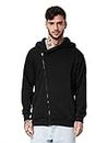 The Souled Store| The Assassin Hoodie Mens and Boys Hoodies |Full Sleeve| Regular fit Solid| 100% Cotton Black Color Men Hoodies Hoodies Fashionable Trendy Graphic Prints Pop Culture Merchandise