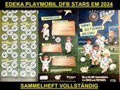 EDEKA playmobil Aktion 40 Treuepunkte Sammelheft vollständig DFB Stars EM24 !!