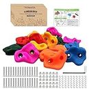 Trymaker Climbing Holds,Rock Climbing Wall for Kids, 15PCS Climbing Grips Set for Children and Adult Outdoor…