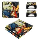 Luffy Anime PS4 SLIM Skin Sticker Decal Wrap Playstation 4 Console Controller