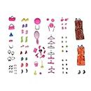 Urban Glitz Doll Accessories- 100 Pieces Doll Playhouse Accessories Set.