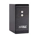 Mesa Safe Company Model MUC1K Undercounter Depository Safe with Dual Key Lock, Dark Gray