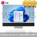 LG All-in-one PC 27" 27V70Q-GA70K i7-1260P RAM 8G M2 256GB QHD Win11 sRGB 100%
