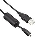 Hi-Lite Essentials 5v USB Charging/Sync Cable for Sony Cybershot DSC-W730 / DSC-W830 Digital Camera DIGI Cam-Black