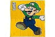 NINTENDO Toalla Luigi Super Mario Bros 50x80cm baño Infantiles, Multicolor, Único
