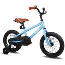 JOYSTAR Totem Series 16-Inch Kids Bike with Training Wheels, Blue (Open Box)