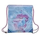 PASO Children's Gym Bag/Sports Bag 36 x 32 cm - Frozen - Blue, blue