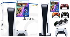 2022 Sony PlayStation 5 PS5 Disk Console Blu-Ray Fun Bundle Ratchet & Clank🔥