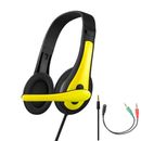 Maro Kids Headphones with Mic, Toddler Headset for Gaming, Music, Airplane 3.5mm