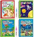 Water Magic Book, Magic Doodle Pen, Coloring Doodle Drawing Board Games for Kids, Educational Toy for Growing Kids (Any 1)