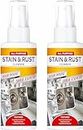 All Purpose Stain Cleaner & Derusting Spray For Kitchen & Bathroom, Removes Grease, Dirt & Tough Stains with Natural Cleaning Particles