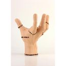 Trinx Thing Hand Sculpture Figure Action Figure Realistic Thing Figure (4.33 In Height) Plastic in Brown | 4.33 H x 4.8 W x 4.8 D in | Wayfair