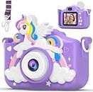 HARVI ENTERPRISE Unicorn Camera for Girls,The Unicorn Toy,HD Digital Video Camera for 3-12 Years Old Childs Boys Girls,Christmas Birthday Gifts.