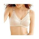 Bali Women's Double Support Spa Closure Wire-Free Bra, Soft Taupe, 38D