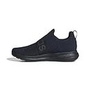 adidas Men's Lite Racer Adapt 6.0 Sneaker, Black/Black/Carbon, 13