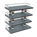 TENOL 1/64 Scale 4 Tiers Diecast Model Car Display Case, Display Stand for Collectors