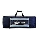 Music Manchester Keyboard and Piano Case/Cover For Yamaha PSR S970 61 Keys Keyboard Heavy Padded Light Weight Gig Bag with Front Pocket (Grey)
