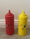 RARE Silly Squishies - Ketchup And Mustard Set Squishy TOY