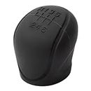 GROVL Car Gear Stick Shift Cover, Gear Knob Cover Universal, Elastic Silicone Gear Stick Knob Cover ，Suitable for Manual Automatic Transmission Gear Knob(Black)