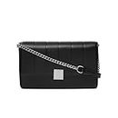 Miraggio Candace Crossbody Bag with Convertible Sling & Shoulder Strap for Women (Black)