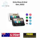 Echo Show 8 (2nd Gen, 2021) Glacier White HD smart display with Alexa-13 MP