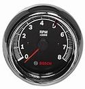 Actron Bosch SP0F000018 Sport II 3-3/8" Tachometer (Black Dial Face, Chrome Bezel)