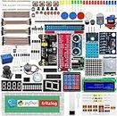 IDUINO Ultimate Starter Kit for Raspberry Pi 4 3 2 Model B B+ Python C Code, LEDs, Sensors, ADXL345 GPIO Cable DC Motor Learn Electronics and Programming for Beginners