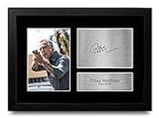 HWC Trading FR A4 Titus Welliver Bosch Cadeaux Imprimé Signé Autographe Photo pour les fans d’émissions de télévision - A4 Encadré