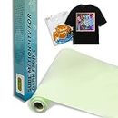 HTVRONT Sublimation HTV for Dark/Light Fabric - Glossy Sublimation Vinyl 12" X 10FT for T-shirts - Work Together with Sublimation Paper, Sublimation Ink, Heat Press (glossy)
