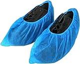 WELLSTAR Disposable Shoe Cover (25) BLUE Boots Shoe Cover PP (Polypropylene) BLUE Boots Shoe Cover, Toes Shoe Cover, High Heeled Shoe Cover, High Ankle Shoe Cover, Flat Shoe Cover