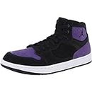 Nike Men's Basketball Shoes, Multicolour Black Black Court Purple 005, 8 UK