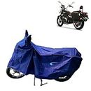 KINGSWAY® UV & Dustproof Bike Body Cover Compatible with Komaki Ranger, Universal Size for All Two Wheeler Bike Scooter Scooty Activa with Carry Bag - Black/Blue