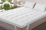 Springtek Luxe Micro Fibre Mattress Topper for Queen Size Bed | Super Soft Mattress Padding for Comfortable Sleep | 78X60 Inch, 2 Years Warranty by Manufacturer