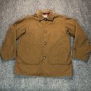 American Eagle Jacket Men S Brown Vintage Flannel lined Barn Chore Coat 6987