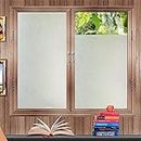 SUNBIRD Windows Glass Film Glass & Doors, Self Static Cling Frosting Decorative Window Stickers Window Tinting for Home Bathroom (20 X 38 Inch, Frosted)