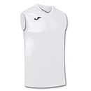 Joma Camiseta Combi Bianco S/m, Canotta Unisex Adulto, - 200, XXL