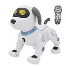 Fisca Remote Control Dog, RC Robotic Stunt Puppy Toys Handstand Push-up Electronic Pets Dancing Programmable Robot with Sound for Kids Boys and Girls Age 6, 7, 8, 9, 10 Year Old