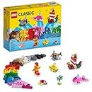 LEGO Classic Creative Ocean Fun 11018 Building Toy Set for Kids, Boys and Girls Ages 4+ (333 Pieces), Multicolor