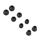 8pcs Eartips Earbuds Eargels Replacement for Beats Powerbeats Pro Wireless Earphone Headphones (Black)