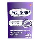 Super Poligrip Comfort Seal Denture Adhesive Strips, 40-Count Boxes (Pack of 4) by Super Poli-Grip
