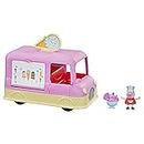 Peppa Pig Peppa’s Adventures Peppa’s Ice Cream Truck Vehicle Preschool Toy, Speech and Sounds, Peppa Figure and Accessory, Ages 3 and Up , Pink