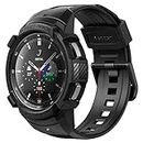 Spigen Rugged Armor Pro Designed for Galaxy Watch 4 Classic Case with Band 46mm (2021) - Black