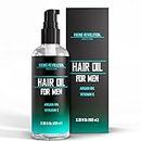 Viking Revolution Hydrating Hair Oil for Men - Mens Hair Oil Men with Vitamin E Dry Hair Oils with Argan Oil - Sunflower Seed Oil Hair Serum Repair, Hidrate Hair Treatment Oils (3.38 fl Oz)